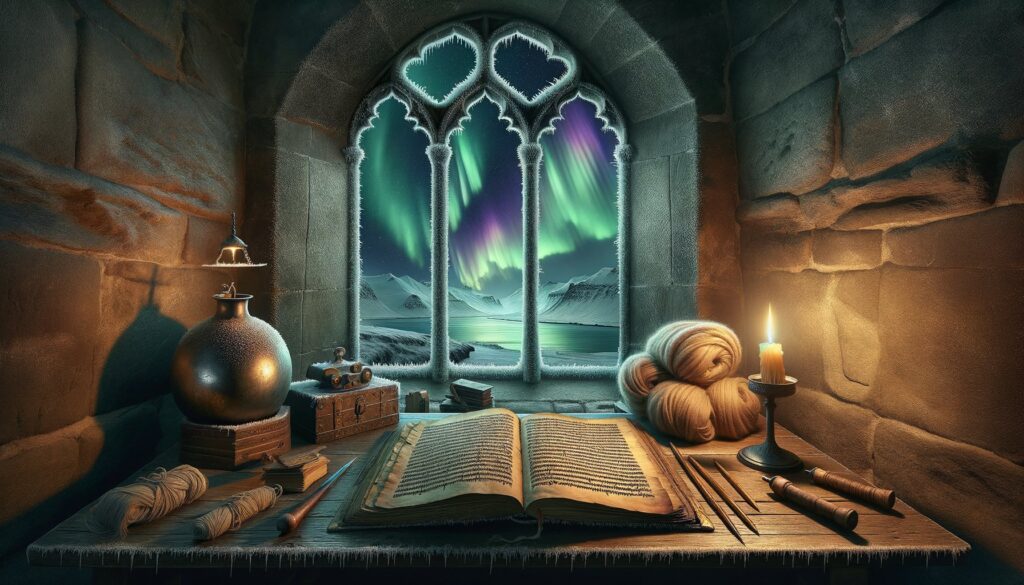 Auroras: Veils to the Other World in Norse Myths