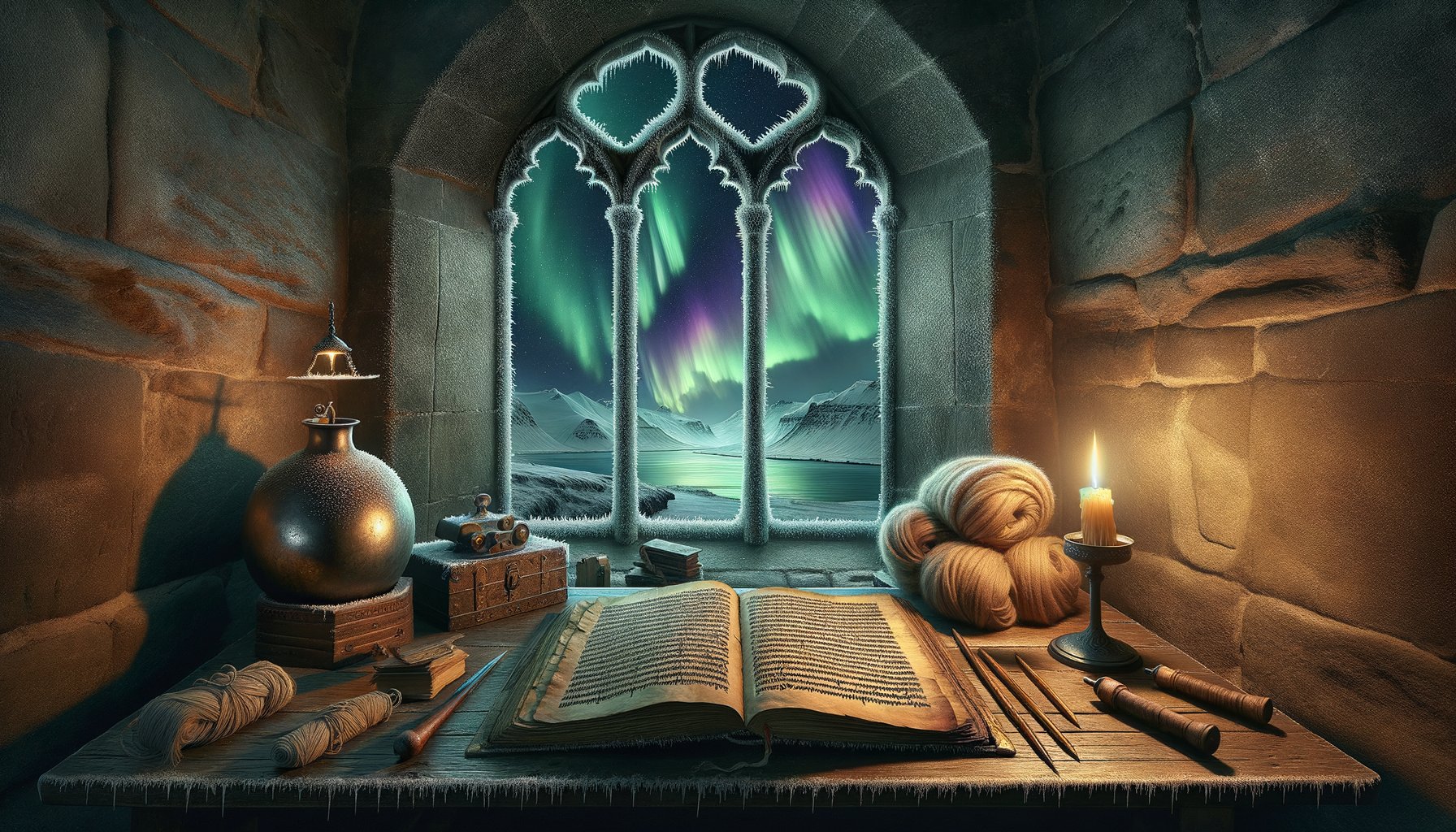 Auroras: Veils to the Other World in Norse Myths