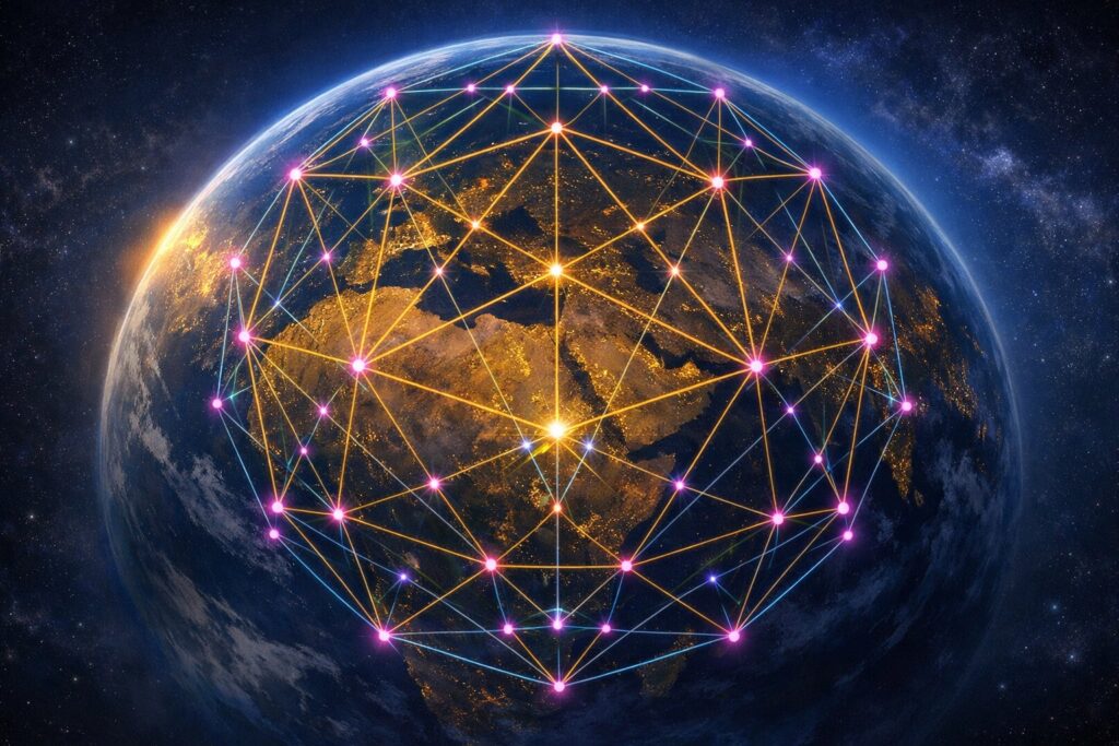 Becker-Hagens Planetary Grid 1983: Mapping 62 Vertices to Global Anomaly Sites