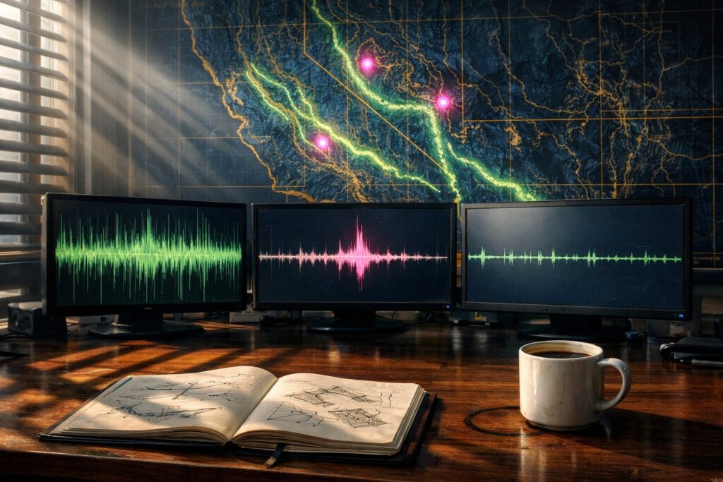 The Spring 2026 Earthquake Swarm Cluster: Brawley, NTTR, and Kanosh